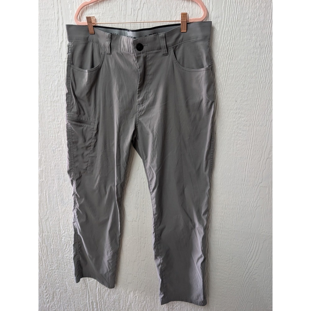 Orvis Trek Pants Gray Hiking Outdoors Gorpcore Men's Size 36x30